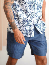 Load image into Gallery viewer, Mens Cargo Short, 100% Linen
