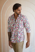 Load image into Gallery viewer, Mens Floral Shirt Tapered Fit 100% Cotton
