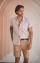 Load image into Gallery viewer, Mens Printed Cotton Short Sleeve Shirt
