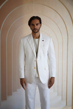 Load image into Gallery viewer, Mens Two Button 100% Belgium Linen Suit
