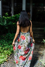 Load image into Gallery viewer, Womens Floral Halter Neck Maxi Dress
