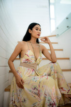Load image into Gallery viewer, Womens Bikini Top Hanky Hem Maxi Dress
