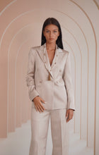 Load image into Gallery viewer, Womens Tailored Satin Double Breasted Suit
